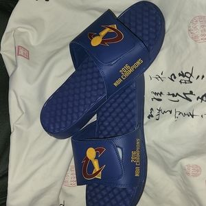 Cleveland Cavaliers 2016 NBA World Champs customized athletic slides